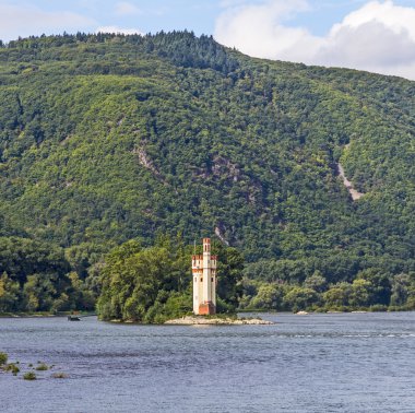 bingen, Almanya da maeuseturm Ren Vadisi