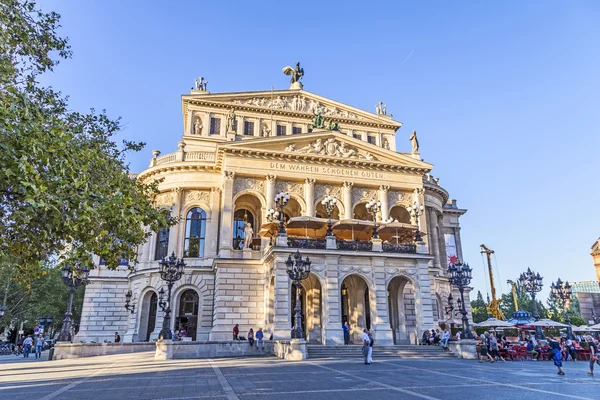 Alte Oper em Frankfurt — Fotografia de Stock