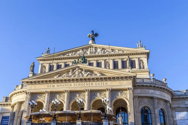 Alte Oper ve Frankfurtu — Stock fotografie