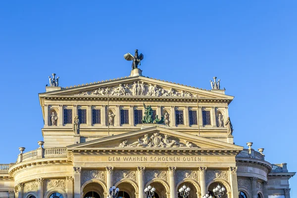 Alte Oper Old Opera House em Frankfurt am Main — Fotografia de Stock