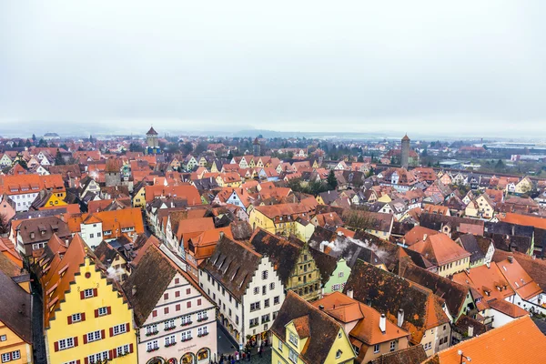 Antenowe Rothenburg ob der Tauber — Zdjęcie stockowe