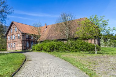 Almanya 'da yarı keresteli ev