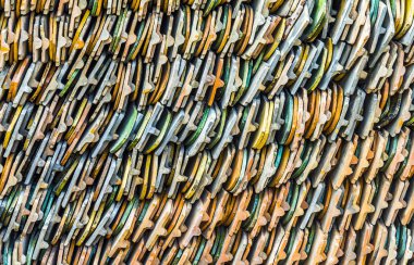 yapı malzemesi bir tapınak olarak sırlı çini