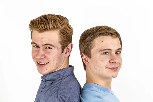 Porträt schöner Brüder — Stockfoto