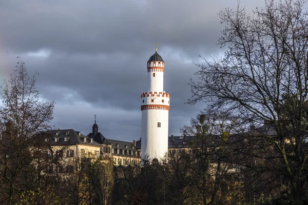 Kasteel Bad Homburg en wachttoren in Hessen, Duitsland — Stockfoto