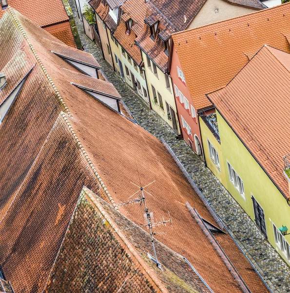 Rothenburg ob der Tauber, hava — Stok fotoğraf
