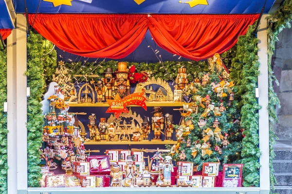 Regali di Natale al mercatino di Natale di Rothenburg — Foto Stock