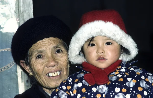 Proud grandmother poses with her Grandchild — Stock Photo, Image