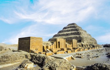 Pyramid of Djoser in the Saqqara necropolis, Egypt. UNESCO World clipart