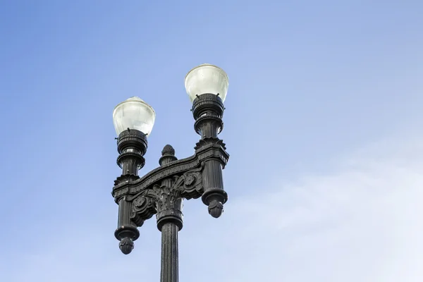 Old replica lantern downtown miami — Stock Photo, Image