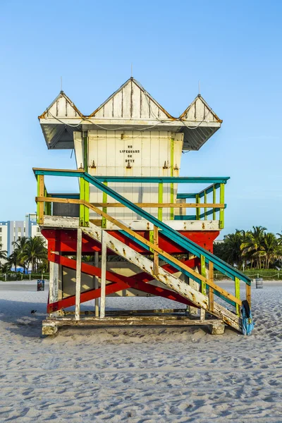 Cankurtaran Kulesi üzerinde South Beach, Miami, Florida — Stok fotoğraf