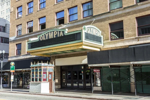 Facciata di Olympia Cinema a Miami — Foto Stock