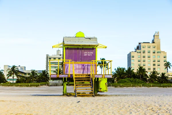 Leven bewaker toren op South Beach, Miami — Stockfoto