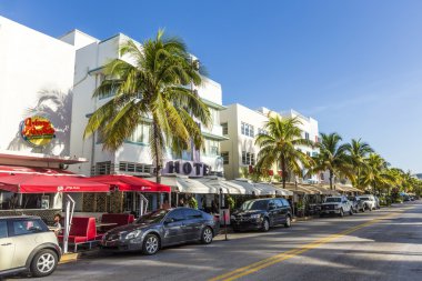 Gün görünümü okyanus adlı sürücü Miami'de