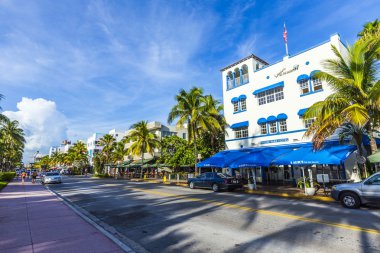 Gün görünümü okyanus adlı sürücü Miami'de