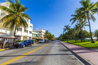 Gün görünümü okyanus adlı sürücü Miami'de
