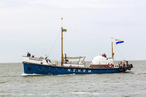 Bote salva-vidas histórico Brandaris no Mar do Norte — Fotografia de Stock