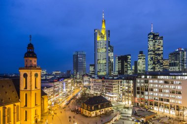  skyline frankfurt hauptwache ile görüntüleme