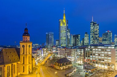  skyline frankfurt hauptwache ile görüntüleme