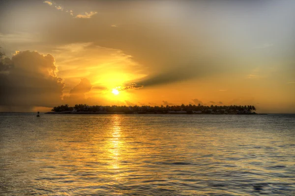 Zonsondergang op Key West — Stockfoto