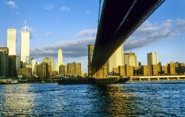 Twin towers in New York — Stock Photo, Image