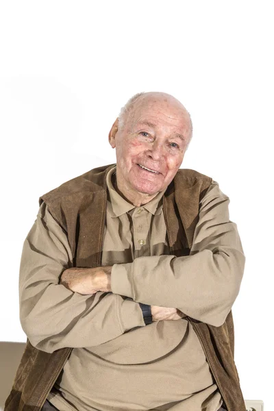 Людина на пенсію людей похилого віку — стокове фото