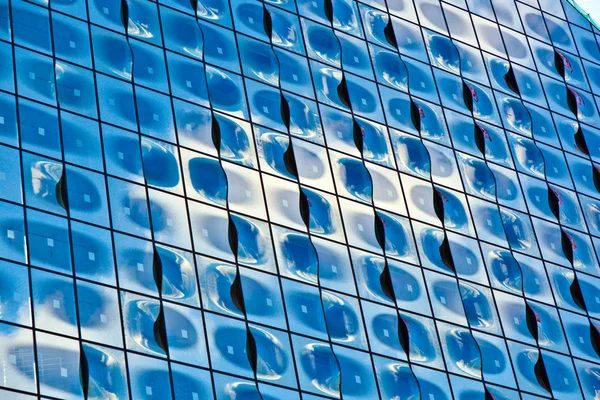 Site in opbouw van de elbphilharmonie in de haven van hamburg — Stockfoto