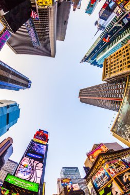 Times Meydanı, broadway tiyatroları ve iri sayı-in seçme