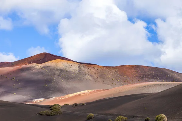 Hory ohně, národní park timanfaya Lanzarote — Stock fotografie