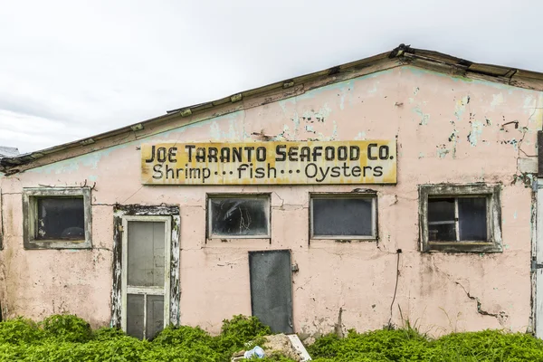 Alte fischereifabrik in apalachicola — Stockfoto