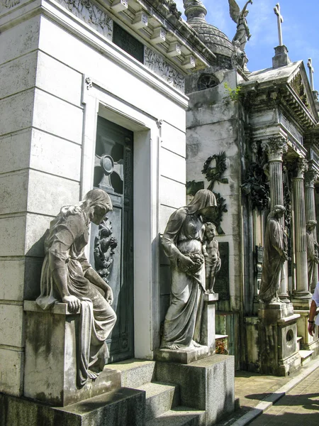 La Recoleta mezarlığı, Buenos Aires - Arjantin — Stok fotoğraf