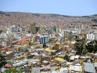 Bolivya - La Paz - görünüm / Schaffhausen başkenti