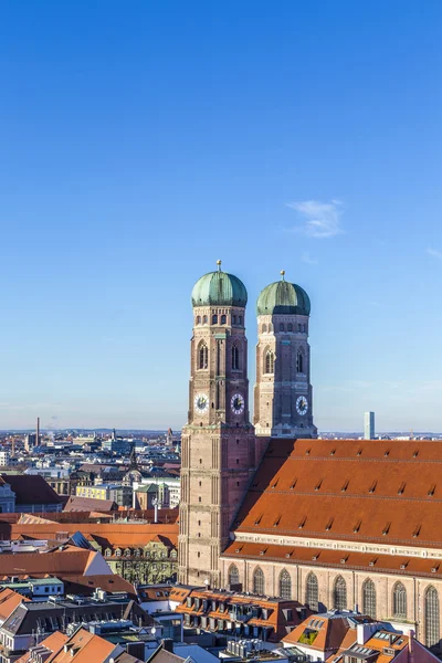 Frauenkirche jest Kościół w Bawarii Monachium — Zdjęcie stockowe