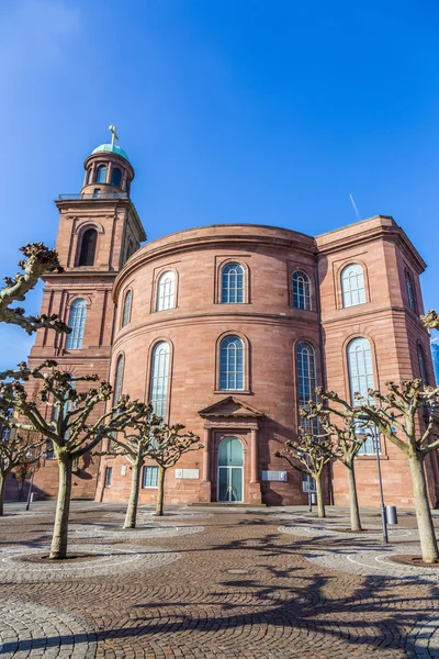 Paulskirche, знаменита церква у Франкфурті (Німеччина) — стокове фото