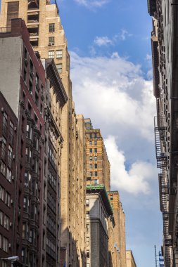 new York yüksek eski tuğla binalar