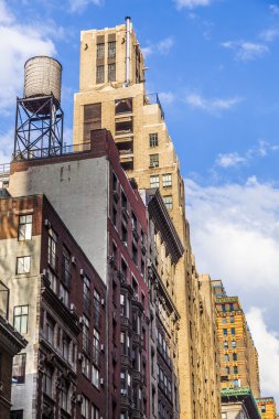 new York yüksek eski tuğla binalar