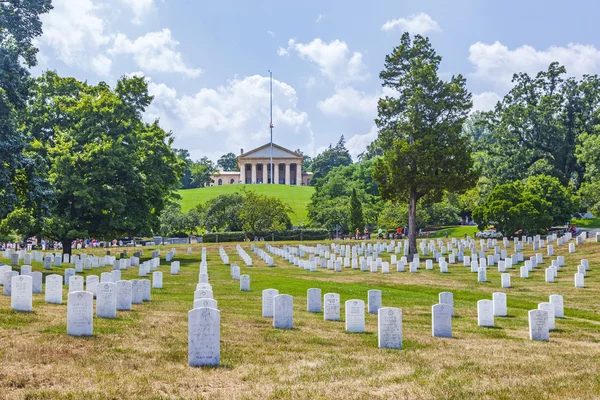 Headstones at the Arlington national Cemetery — Stock Photo, Image