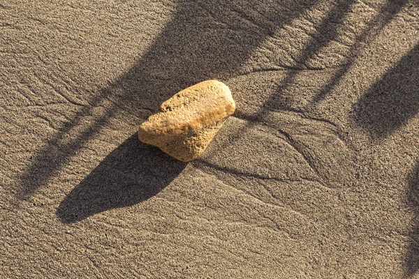 Pattern type texture on the sand beach — Stock Photo, Image