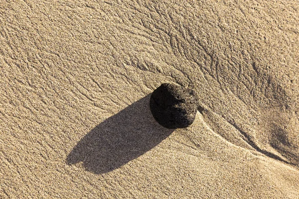 모래 해변에 패턴 타입 텍스처 — 스톡 사진
