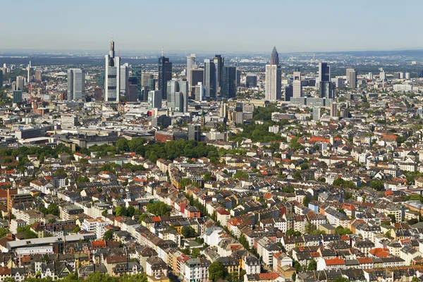 Panorama av frankfurt — Stockfoto