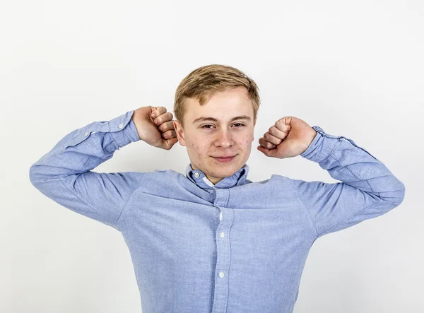 Sixteen years old caucasian boy — Stock Photo, Image