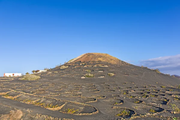 Vulcão em Lanzarote — Fotografia de Stock