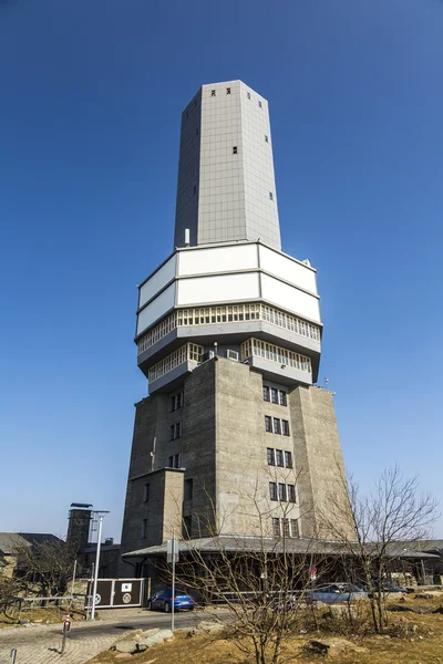 Radio and TV station at Mount Grosser Feldberg  in Schmitten — Stock Photo, Image