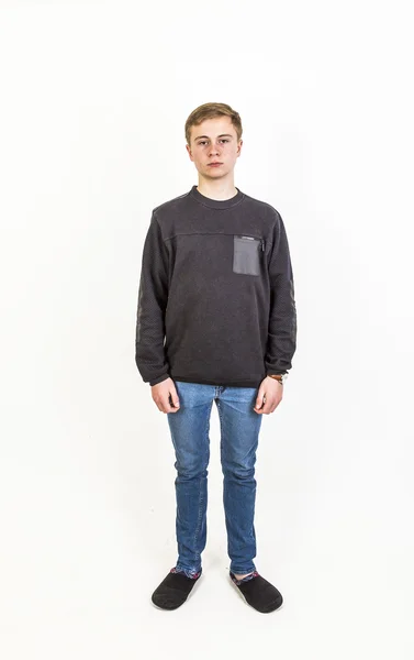 Sixteen years old caucasian boy — Stock Photo, Image