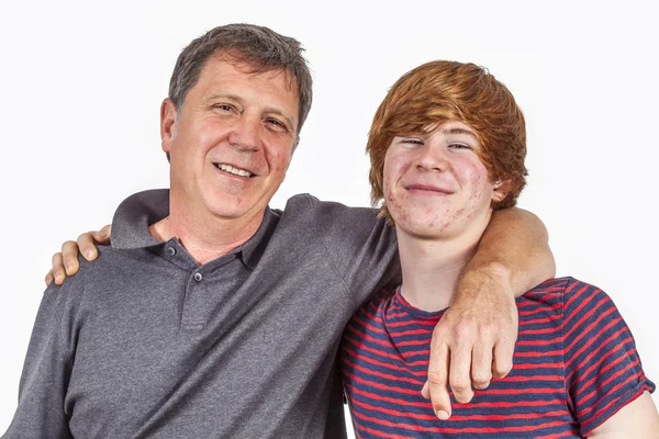 Father and son hugging — Stock Photo, Image