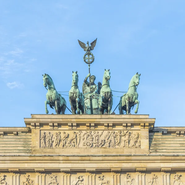 Portão de Brandemburgo (Brandenburger Tor) em Berlim — Fotografia de Stock