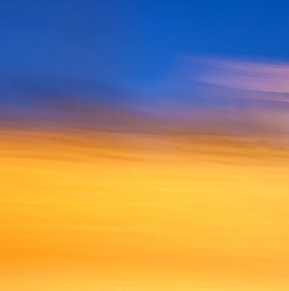 Blue and golden sunset — Stock Photo, Image