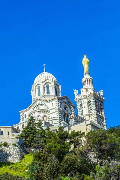 Notre dame de la garde in marseille-ben — Stock Fotó