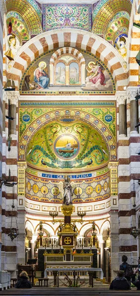 Notre-Dame de la Garde Interior in Marseilles — Stock Photo, Image