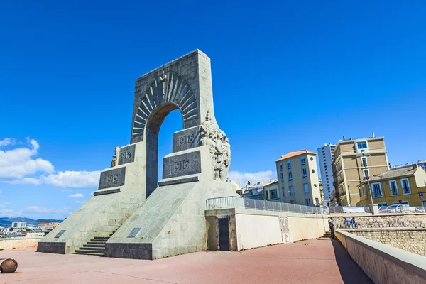 Il monumento aux Mort a Marsiglia — Foto Stock